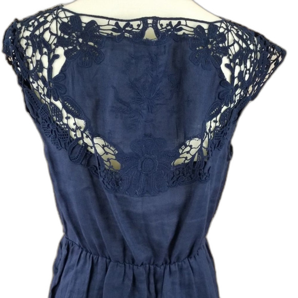 J Crew Mid Length Lace Detail Sleeveless Dress - Picture 8 of 8